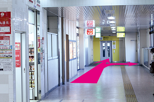 JR阪和線鳳駅からひらた整骨院への行き方画像２